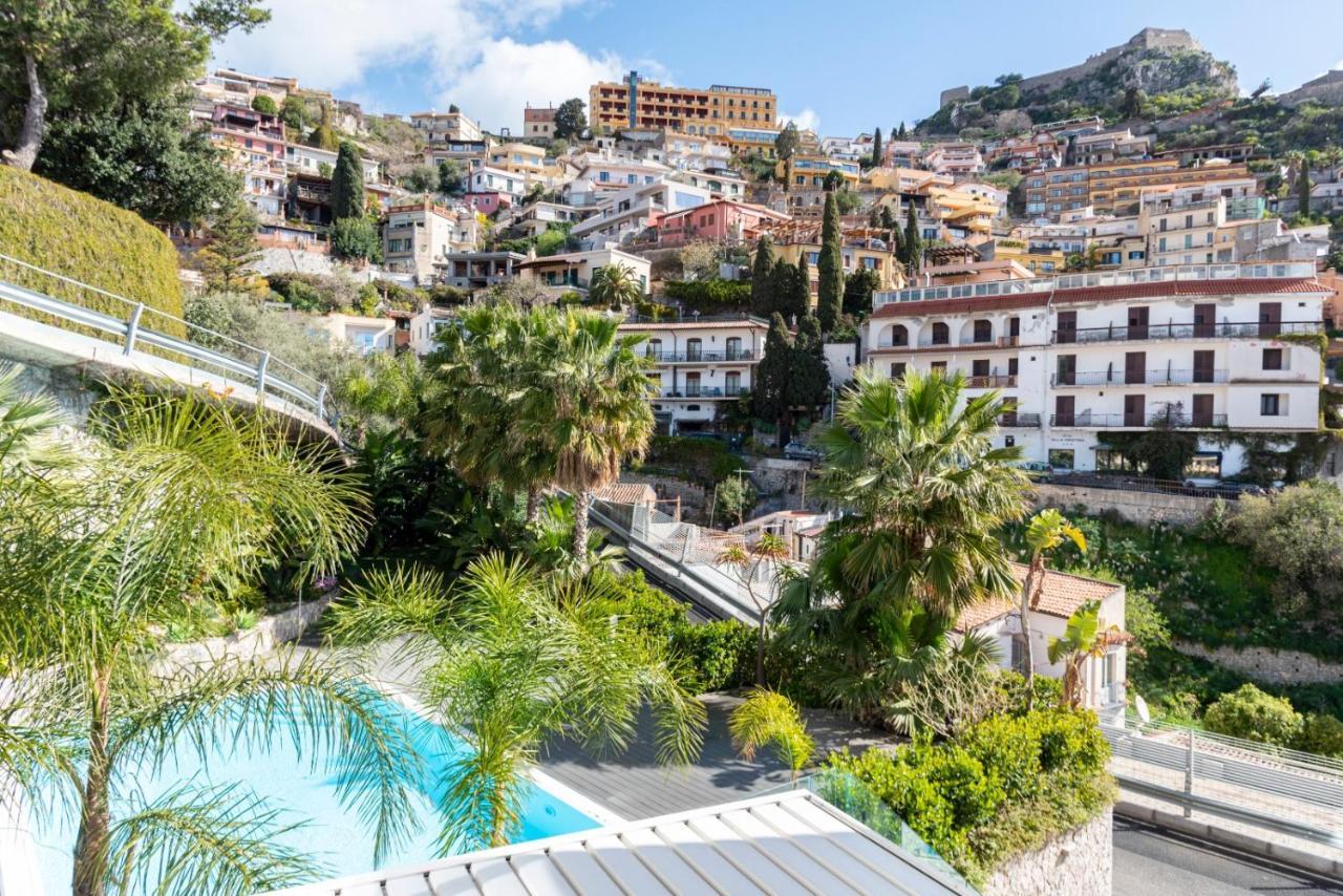 Ferienwohnung Minerva Luxury Town Center , Pool And Parking Taormina Exterior foto